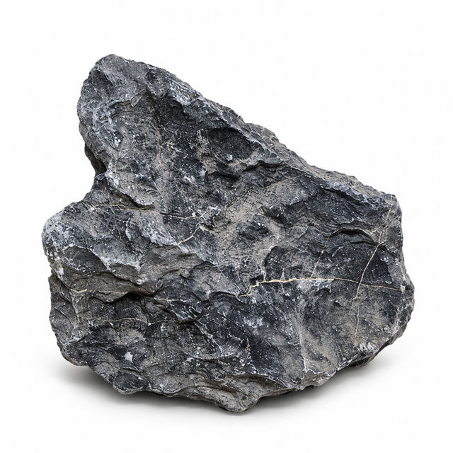 Black Seiryu Stone Natural Aquascape Rock