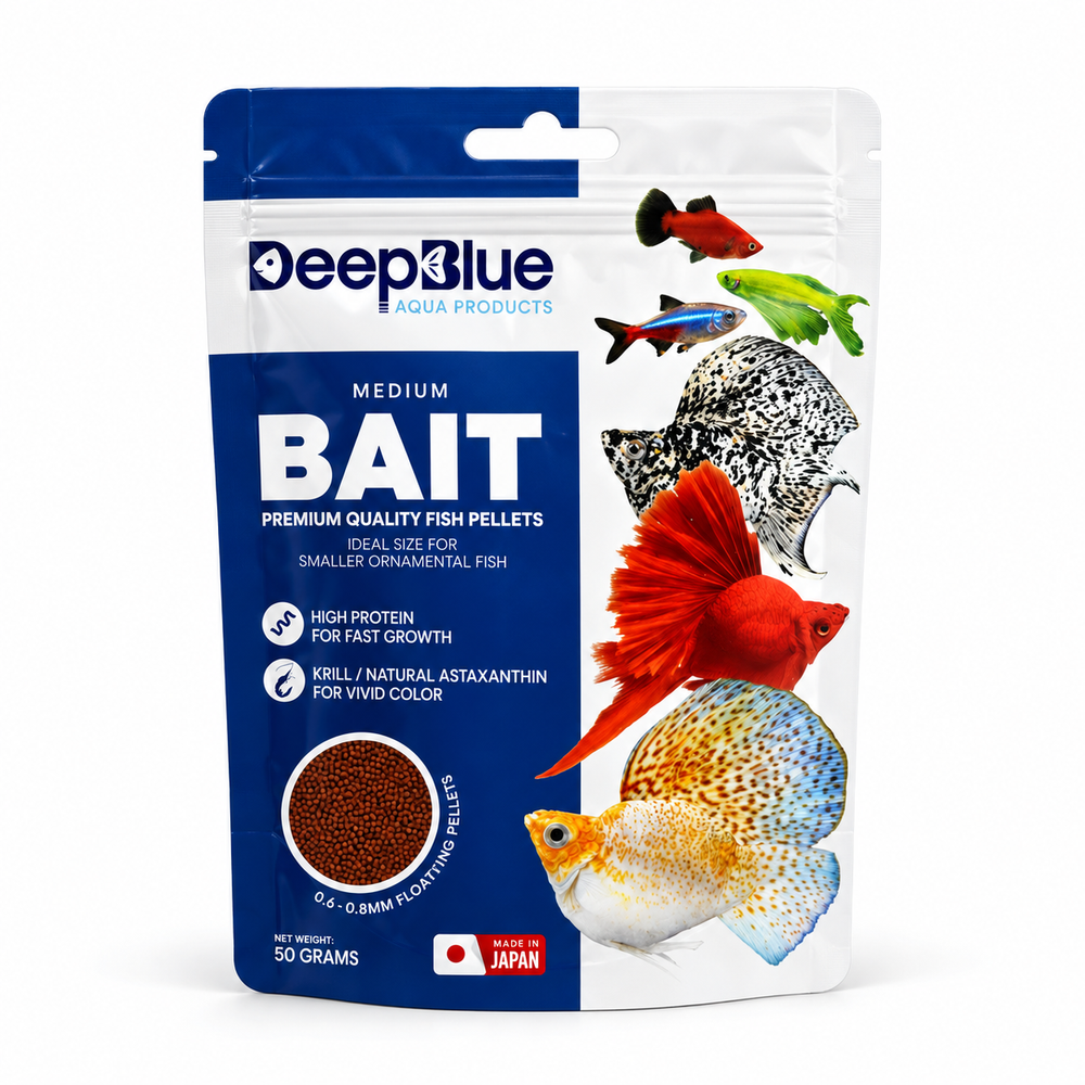 DeepBlue Medium Bait Floating Fish Pellets 50g
