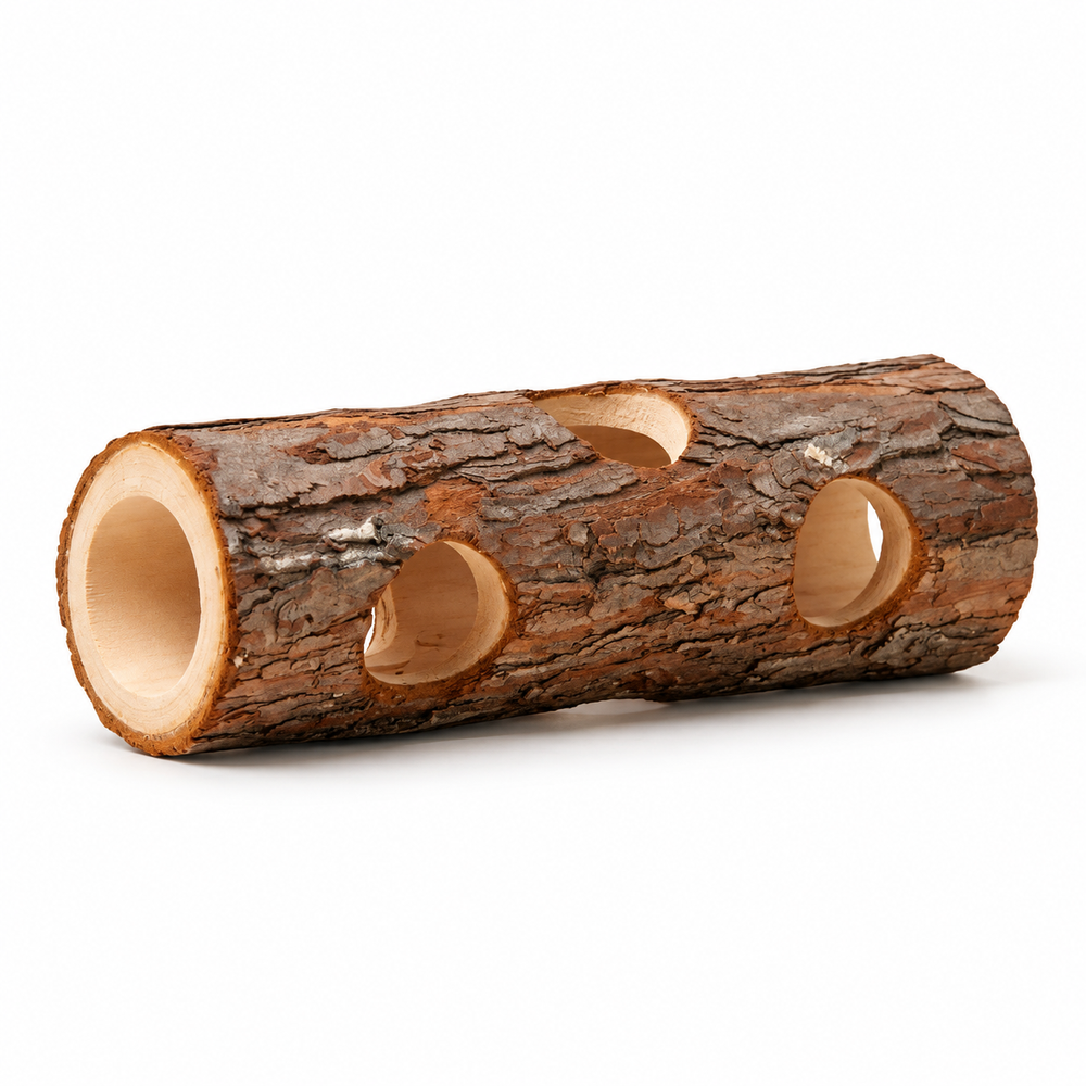 Apple Wooden Hamster Tunnel Hideout