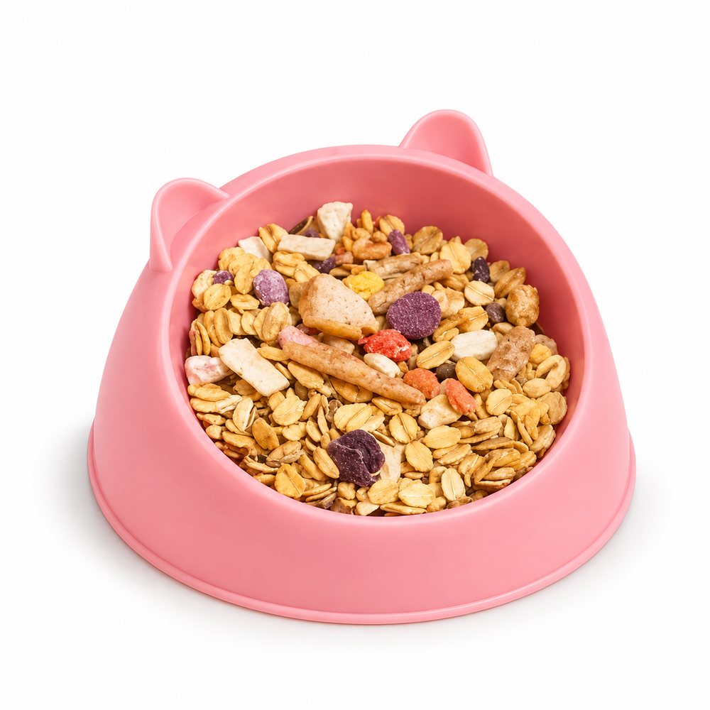 Anti-Tip Hamster Food Bowl (Pink)