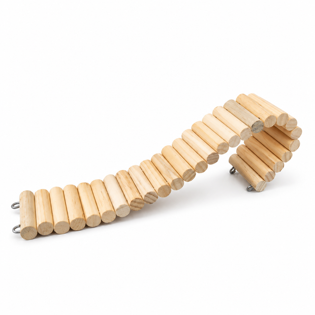 Wooden Hamster Ladder Bridge 50cm