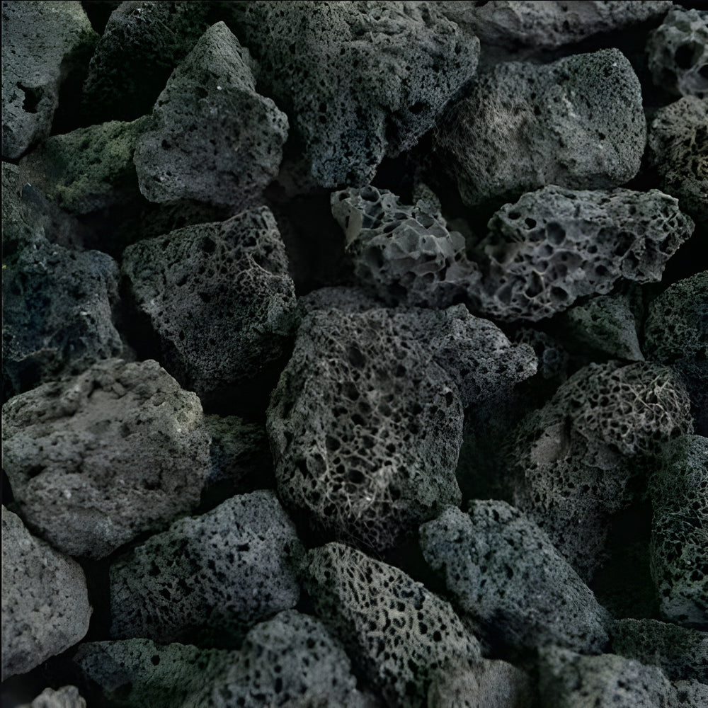 Black Lava Rock Aquarium Stone