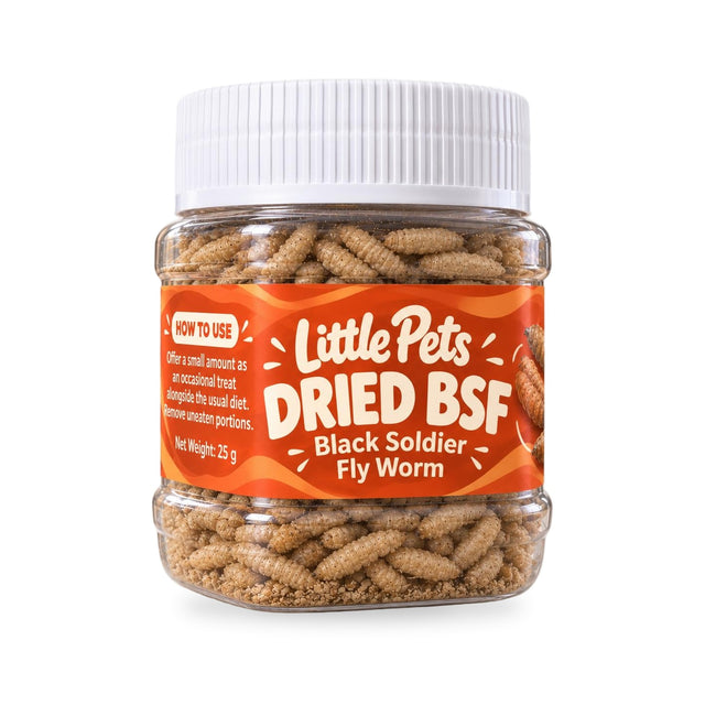 Little Pets Dried Black Soldier Fly Larvae Treat 25g