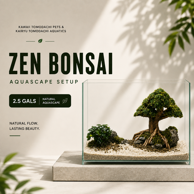Zen Bonsai Aquascape Set (2.5 Gallon)