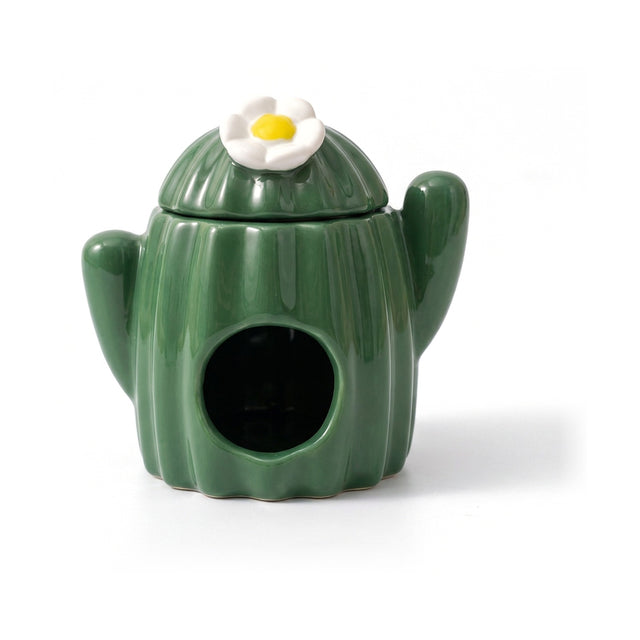 Cactus Ceramic Hamster Hideout