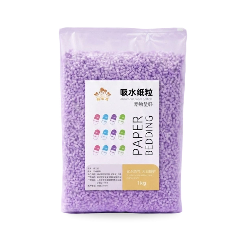 Violet Paper Bedding for Hamsters 1KG