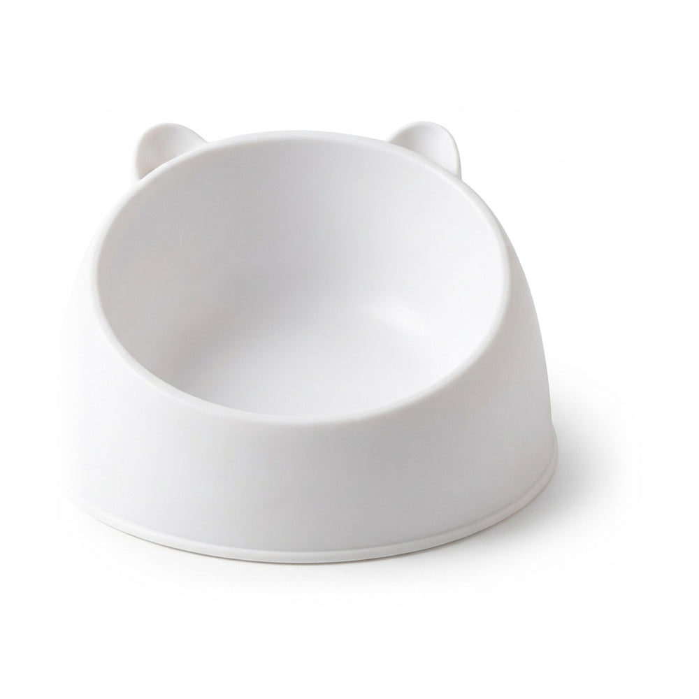 WHITE Hamster Food Bowl