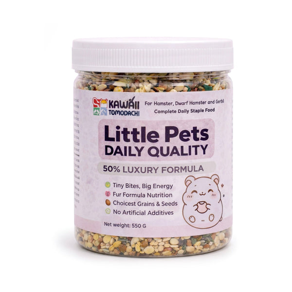 Little Pets Power-Up Hamster Food Mix Jar 550g