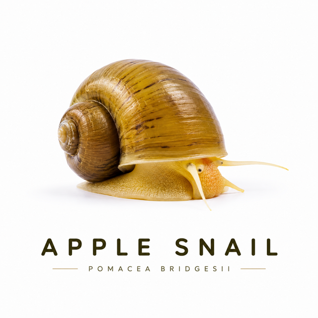 Apple Snail (Pomacea bridgesii)