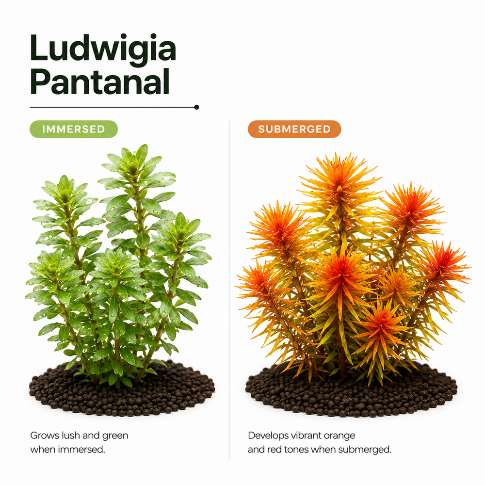 Ludwigia 'Pantanal' Live Aquarium Plant Bundle