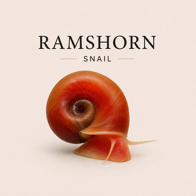 Red Ramshorn Snail