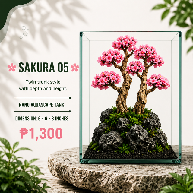 Sakura Bonsai Aquascape Display SK05