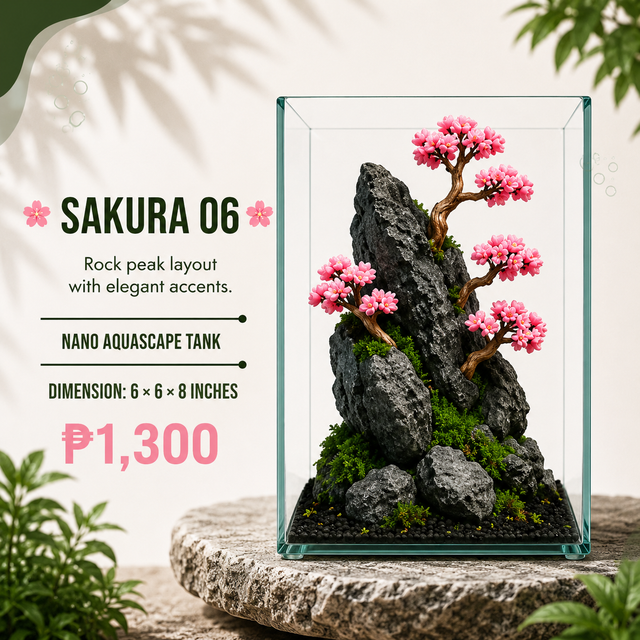 Sakura Bonsai Aquascape Display SK06