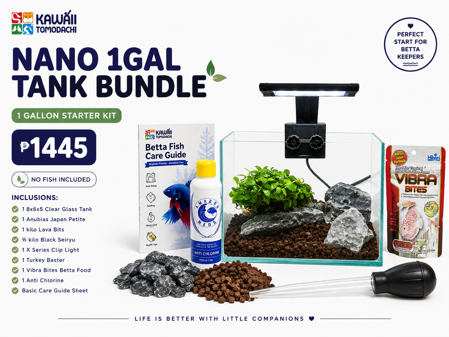 Nano 1 Gallon Betta Tank Bundle
