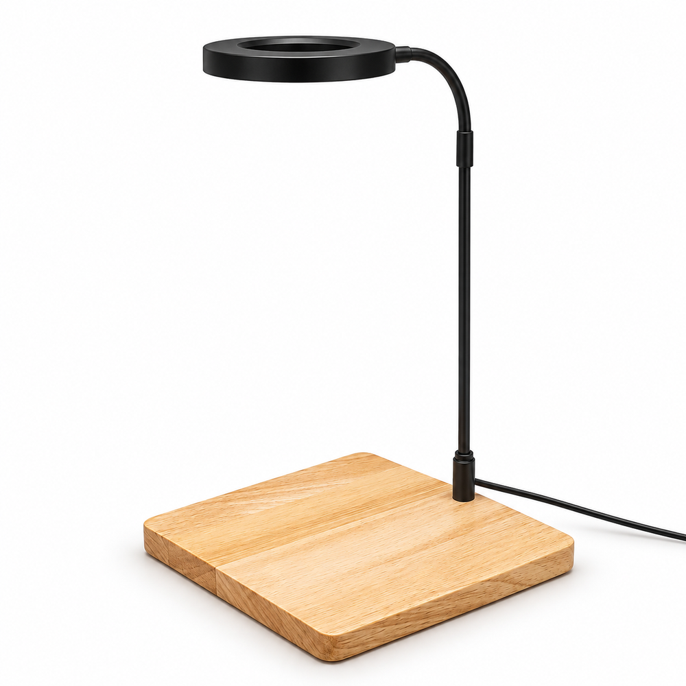 Nano Display Ring Light with Wooden Base