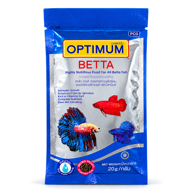 Optimum Betta Fish Food Micro Pellets 20g