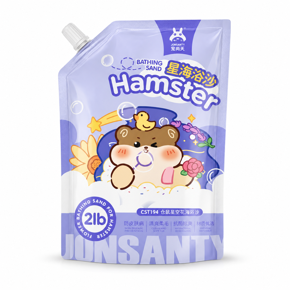 Jonsaty Hamster Bathing Sand 2lb Flower Scent